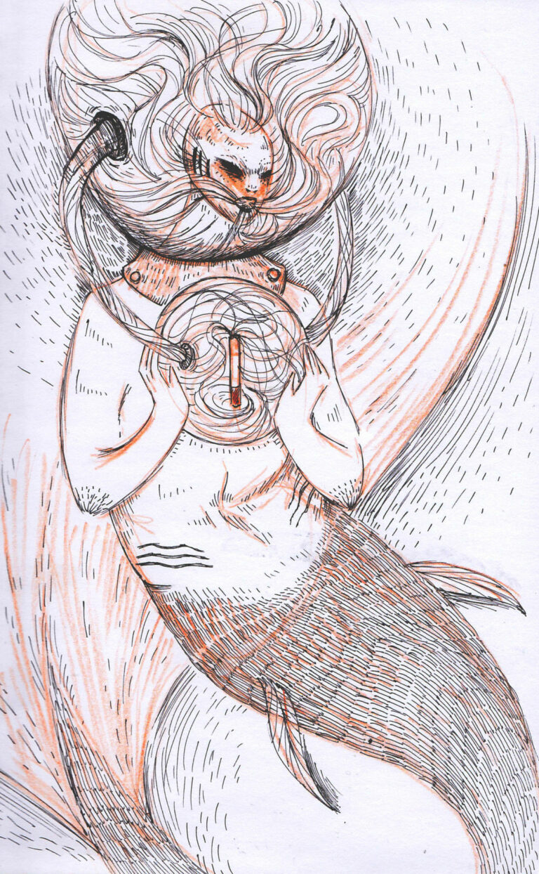 Un sirène accro à la Sigarette