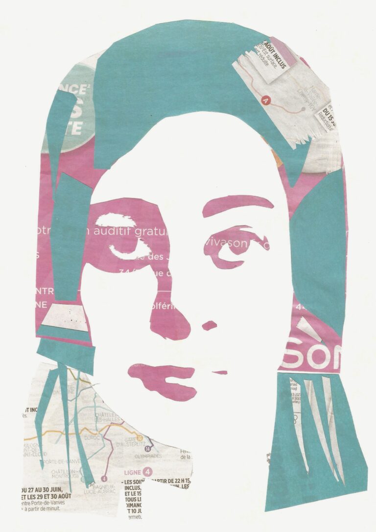 Autoportrait en collage