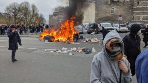 Feu de camp de la CGT