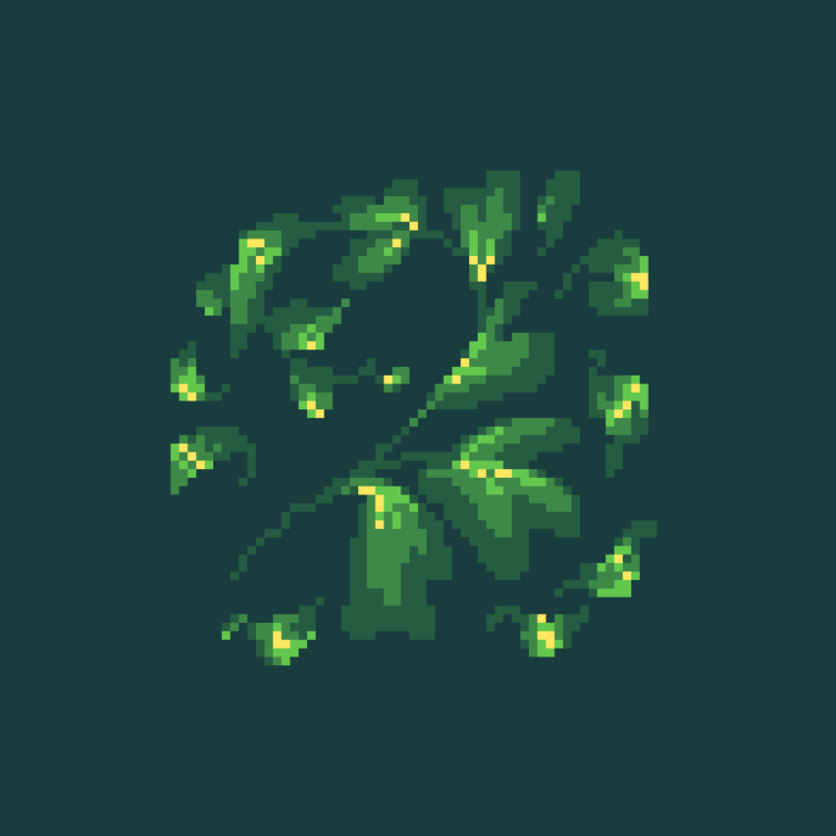 pixel foliage