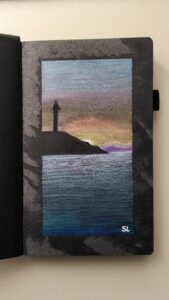 Contre-jour au coucher